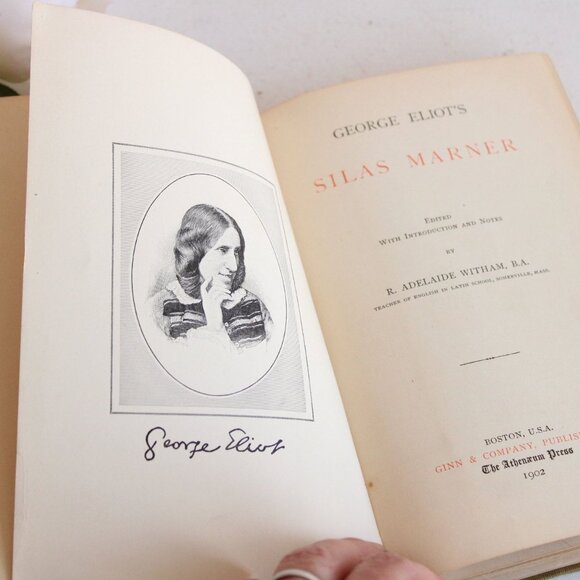 Vintage Antique 1910s Book, "Silas Marner", by George Eliot - Picture 5 of 10